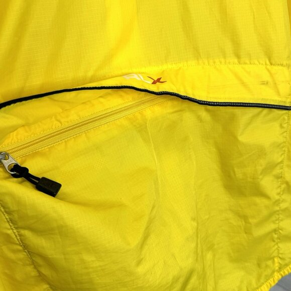 RLX Ralph Lauren Polo Sport Windbreaker Jacket Mens Large Yellow Full Zip Golf - Picture 5 of 6